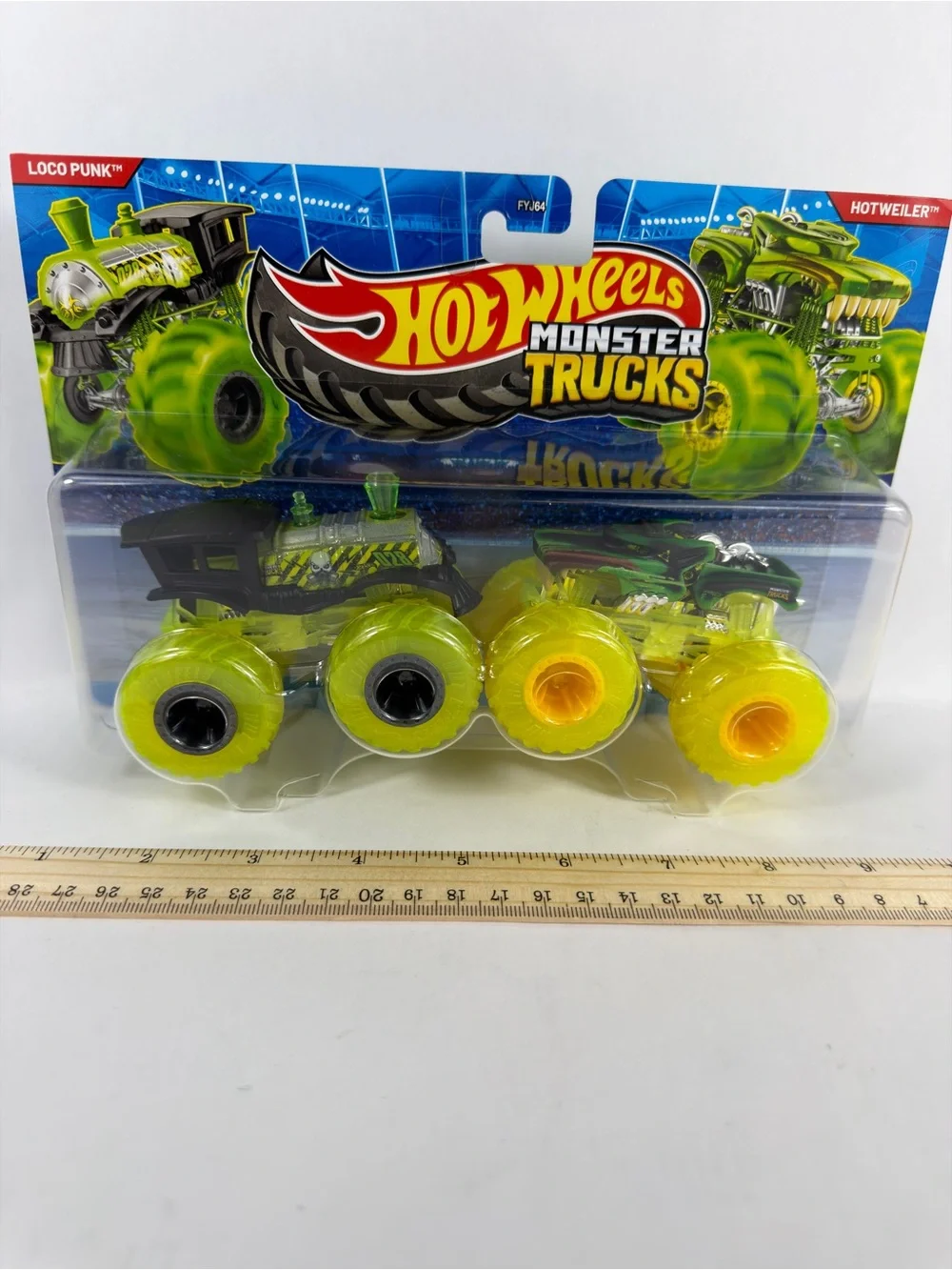 Last One.  Hot Wheels Demolition Doubles Loco Punk & Hotweiler.